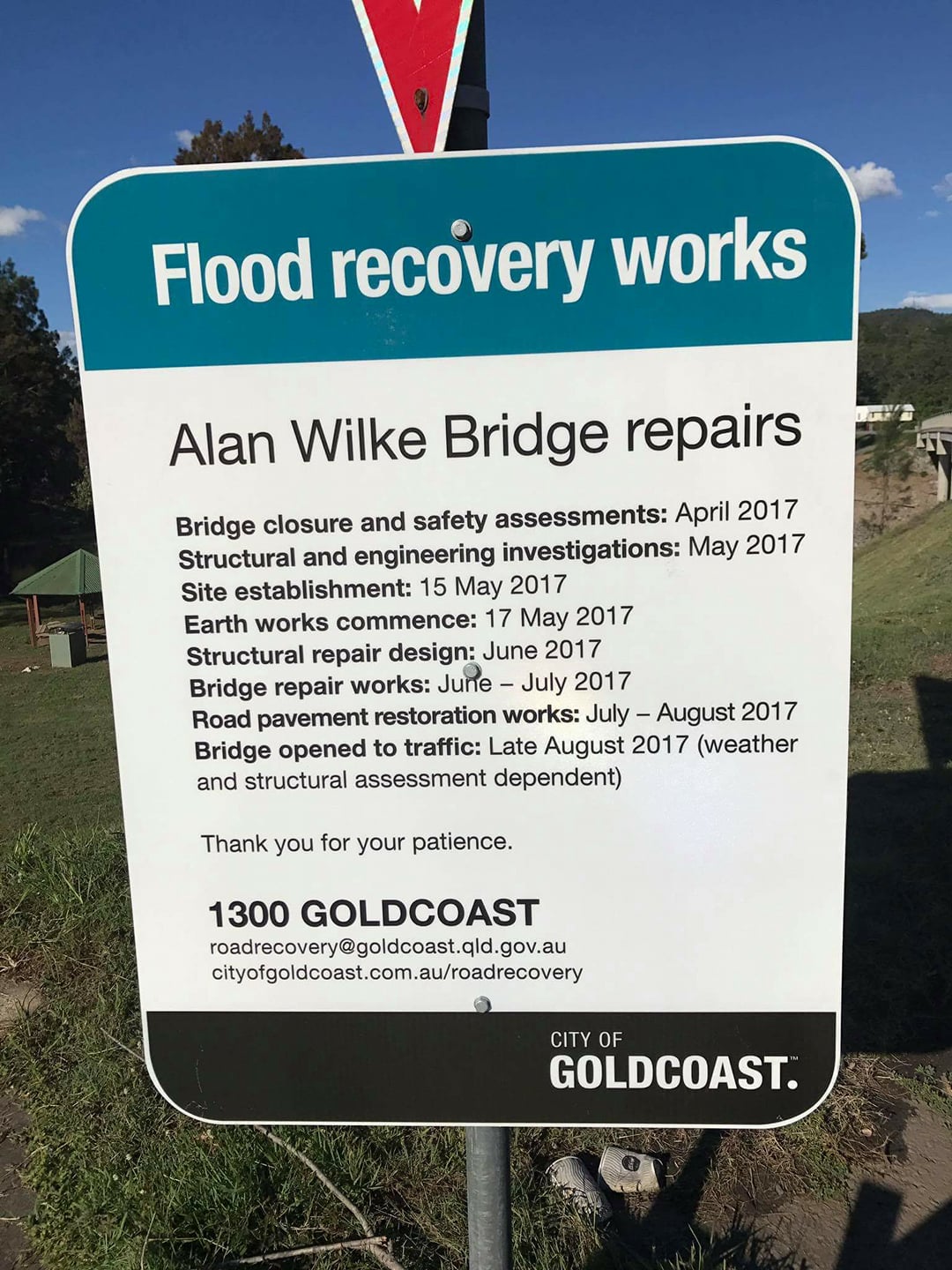 Alan Wilke Bridge Update